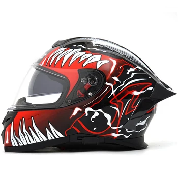 Велосипедный шлем с полным покрытием Новый высококачественный шлем с полным покрытием Новый мотоциклетный шлем ECE