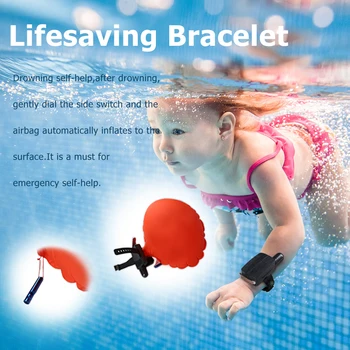 Спасательный браслет для защиты от утопления, плавающий браслет для самоспасения при плавании