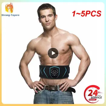 1 ~ 5ШТ Тренажер для стимуляции мышц, USB Электрический тоник для пресса, брюшной пояс, вибрация для тела, талии, живота, тренажеры для похудения.