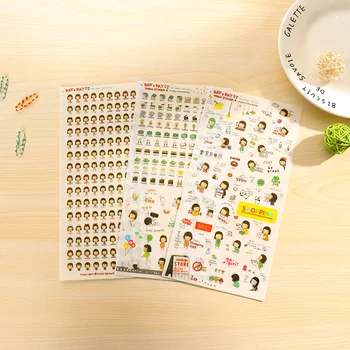 1 комплект BZNVN Счастливый Японский цыпленок милые корейские канцелярские принадлежности прозрачный фото-дневник 