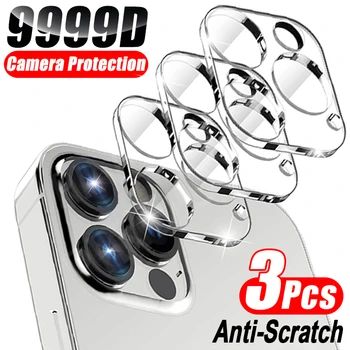 3шт Защитное Стекло Объектива камеры с Полным покрытием Для iPhone 13 12 Pro Max Mini Screen Protector Для iPhone 11 Pro XS Max XR Camera Protector