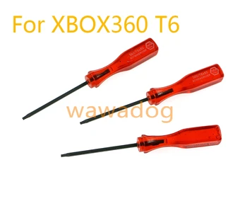 50/100 шт. Для Xbox360, прозрачная красная отвертка Torx T6 для ручки для беспроводного контроллера Xbox 360