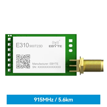 900 МГц 23 дБм Беспроводной модуль дальности действия 5,6 км E310-900T23D SMA UART передатчик-приемник