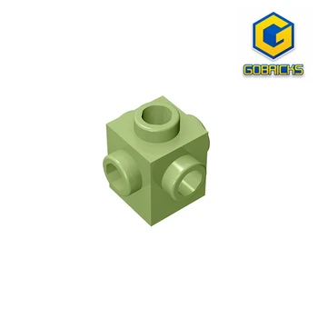 Gobricks GDS-650 BRICK 1X1 Вт. 4 РУЧКИ совместимы с 4733 детскими Образовательными строительными блоками 