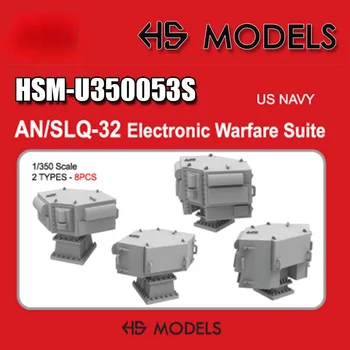[HsModel] 1/350 USN Военный корабль США AN /SLQ-32 Корабельная система радиоэлектронной борьбы 8шт