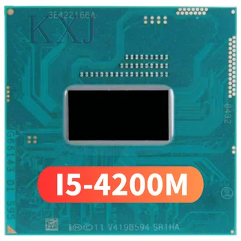 Intel Core i5-4200M i5 4200M SR1HA 2,5 ГГц Используется Двухъядерный Четырехпоточный процессор 3M 37W Socket G3 / rPGA946B