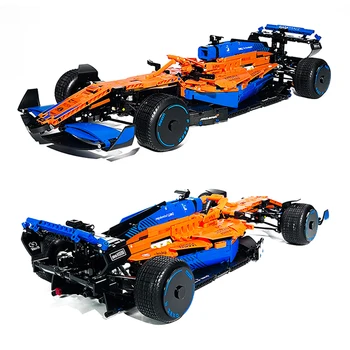 McLarens Formula 1 Совместимый 42141 Гоночный Автомобиль F1 Конструктор Модель Строительный Набор для Взрослых Конструкторы Игрушки для Мальчиков Технические Кирпичи