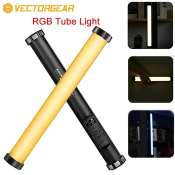Vectorgear двухцветная трубка 2600K-6000K Handheld Stick RGB Tube Light LED RGB Photography Lighting CCT HSL Photo Video Camera Light