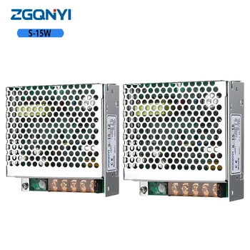 ZGQNYI 15 Вт Импульсный источник питания 12 В 15 В 24 В переменного тока в источник постоянного тока с высокой точностью выходного тока CCTV SMPS для светодиодного освещения