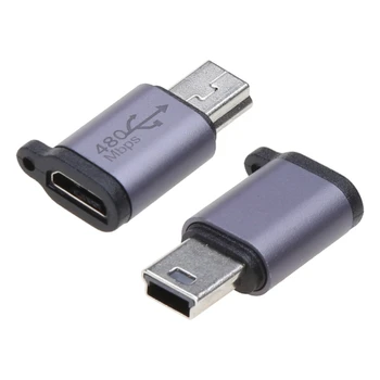адаптер microUSB к Mini USB, конвертер microUSB Micro USB в Type-C, 480 Мбит/с