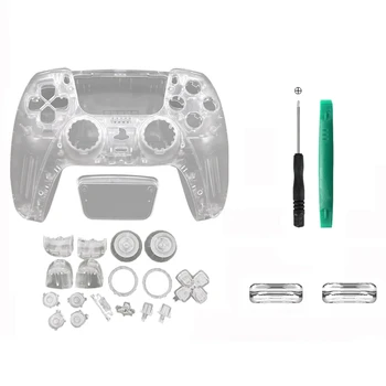 Аксессуары Корпус игрового контроллера для PS5 Индивидуальная лицевая панель игрового контроллера, чехлы для игровых оболочек, игра