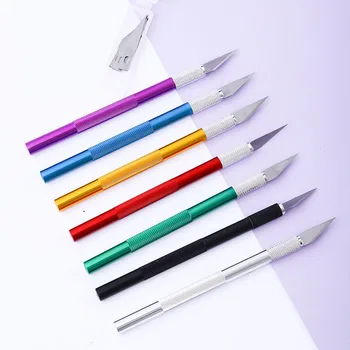 Алюминиевый Стержень Цветной Разделочный нож Многоцветный DIY Нож для резки пленки для мобильного телефона Универсальный нож Резиновый штамп