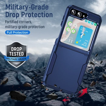 Антидетонационный Чехол для Мобильного Телефона Samsung Galaxy Z Flip 5 5G Flip4 Flip5 Flip 4 Zflip5 Защита От падения Armor Coque