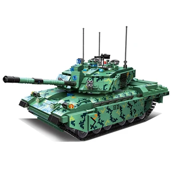 Великобритания, Англия, основной боевой танк Challenger 2E, модель современной военной машины, строительный блок, Фигурки армейских сил WW2, Кирпичная игрушка