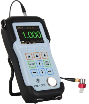 Высокоточный ультразвуковой толщиномер Yushi 0,001 мм, Разрешение 0,2-27 мм, Диапазон измерения PM-5DL 10800, Хранение A/B Сканирования