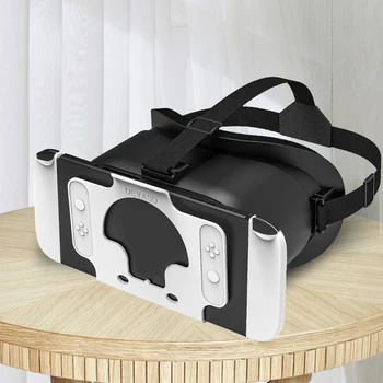 Гарнитура виртуальной реальности Очки виртуальной реальности VR Гарнитура Удобная повязка на голову 3D Очки виртуальной реальности виртуальной реальности с эффектом погружения для Nintendo Switch OLED