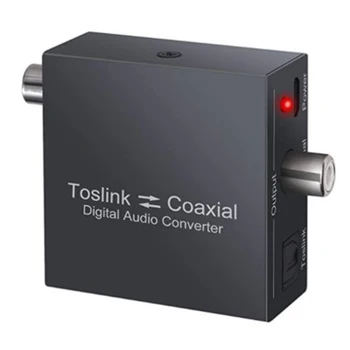 Двунаправленный коаксиальный преобразователь, оптический SPDIF Toslink в коаксиальный Toslink и коаксиально-оптический SPDIF Toslink конвертер