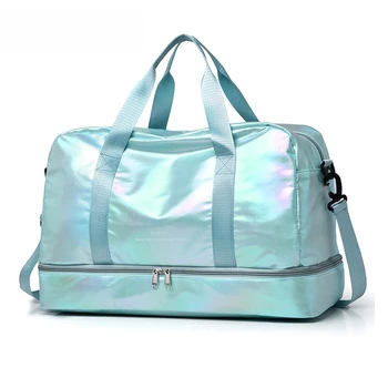 Женская дорожная сумка, сумка большой емкости, сумка через плечо, повседневная сумка для багажа через плечо, сумка для сухой и влажной уборки, спортивная сумка для фитнеса