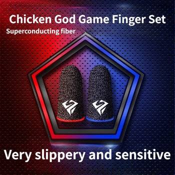 Игровой рукав для пальцев, Дышащие игры для защиты от пота, сенсорный экран, чехол для раскладушек для пальцев, Чувствительная мобильная сенсорная перчатка