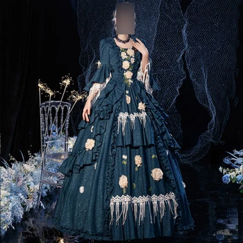 Изысканные женские вечерние платья средневековой Марии, выпускной маскарад в викторианском стиле эпохи Возрождения, театральные платья robes de soirée