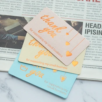 индивидуальная печать с логотипом визитная карточка с благодарственным письмом для бизнеса одежды