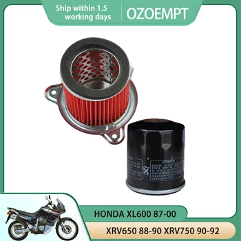 Комплект воздушных и масляных фильтров для мотоциклов OZOEMPT Применяется к XL600 87-00 XRV650 88-90 XRV750 90-92