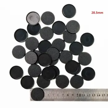 Круглые пластиковые подставки диаметром 28,5 мм для военных игр и игровых миниатюр