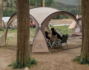 Купольная палатка открытый круглый навес для кемпинга большой вместимости для нескольких человек