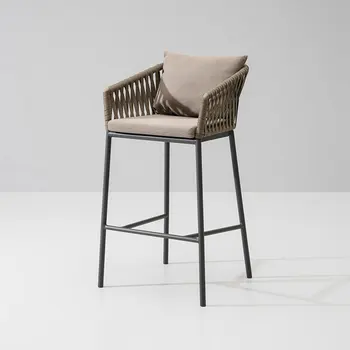 Кухонные уличные барные стулья, Современная стойка скандинавской высоты, барные стулья для гостиной, Роскошный дизайн Taburete Alto Furniture SR50BC