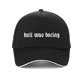 Летняя Мужская Женская Хип-Хоп шляпа pop Harajuku Hell Was Boring Tumblr Забавная Бейсболка Из 100% хлопка с регулируемыми Шляпами Snapback