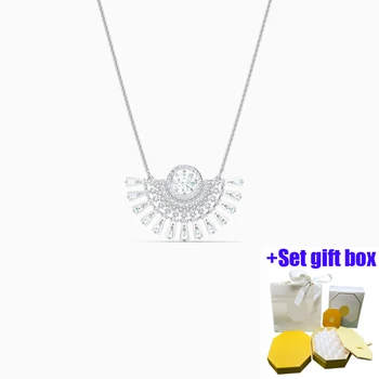 Модное и очаровательное ювелирное ожерелье с веерообразной цепочкой на ключицах в форме сердца, подходящее для ношения красивыми женщинами, бесплатная доставка