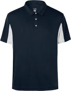 Мужская спортивная рубашка для гольфа Cool Dri Fit, впитывающая влагу, рубашки поло Active Performance, большие и высокие, боковой блок с коротким рукавом