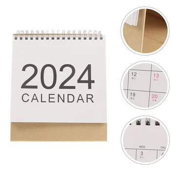 Настольные Календари 2024 Настольная подставка Простое офисное украшение Бумага Декоративная