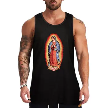 Новая майка Богоматери Гваделупской Virgin Mary, мужская спортивная рубашка без рукавов.
