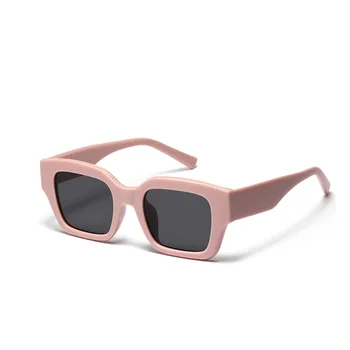 Новые розовые очки Macaron CHUZICI, винтажные прямоугольные мужские солнцезащитные очки