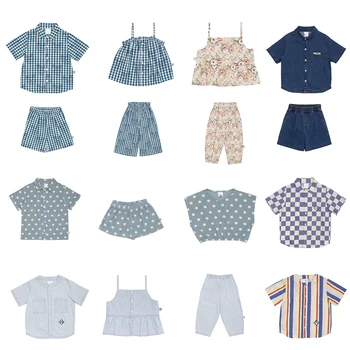 Новый модный комплект детской одежды Wyn, детская футболка и шорты, костюм с принтом для мальчиков и девочек, повседневные штаны, детские шорты от 1 до 12 лет