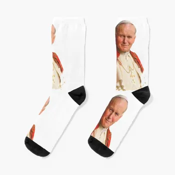 Носки Святого Иоанна Павла II, прозрачные носки, мужские компрессионные носки, женские носки для гольфа, баскетбольный мяч