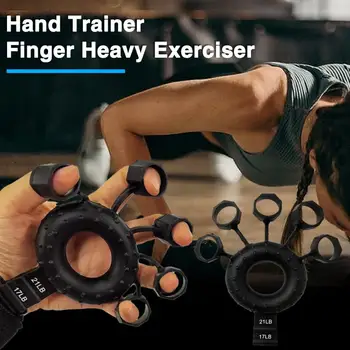 Тренажер для рук и пальцев Увеличьте силу захвата с помощью этого компактного тренажера для предплечий, эффективного растяжителя для пальцев, чтобы стать сильнее