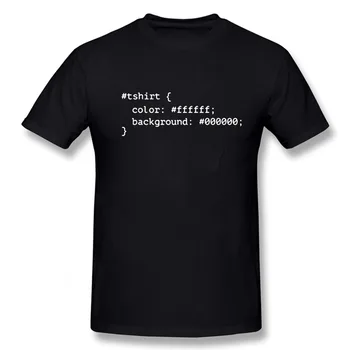 Хлопковая футболка унисекс HTML CSS Шутка Черная рубашка Забавный Гик Подарочная футболка Разработчик Шутка Кодировщик Программист Сарказм Веб разработчик